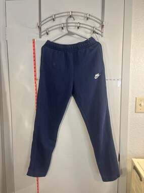 F: Nike Sportswear Club Fleece Navy Blue Sweatpants Size Small
